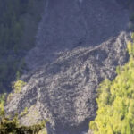 That's how animals were moving from a landslide zone in Switzerland yesterday (video)