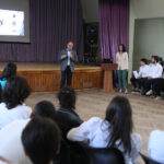 David Narmania introduced the public school students to the basics of energy and economics