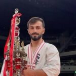 Mindia Mgeladze won a bronze medal at the Contact Karate World Championship
