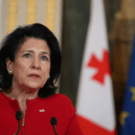 Salome Zourabichvili was fined 5,000 GEL for the road blocking