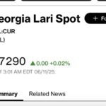 At Bloomberg at 11:00 pm one dollar is traded for 2.7290 GEL