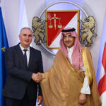 What issues did Lasha Khutsishvili talk to the Executive Director of the Saudi Development Fund?