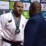 [VIDEO] Guram Tushishvili did not shake Teddy Riner