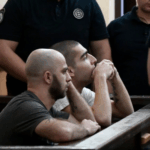 Daniel Mumladze and Guram Khutashvili were sentenced to 3 years in prison for the cameras