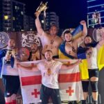 Georgia's 23 -year -old men's team ended in the European Championships with the first place team and two medals at the European Championship