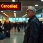 Due to the strike in France, most of the flights are delayed or canceled