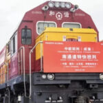 The second train has already passed the route from China to Georgia in the last 10 days