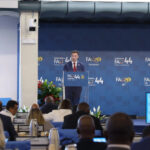 What issues did David Songulashvili talk about in his speech at the FAO conference?