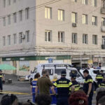 In the vicinity of the Station Square, the residential building was destroyed