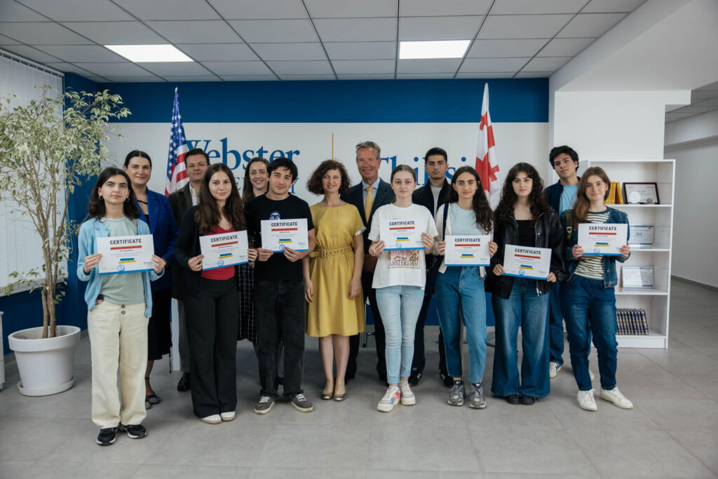 Webster University Tbilisi-ს კიდევ ერთი წარმატებული პროექტი – საზაფხულო სკოლა NextGen Impact: Sustainability & Global Leadership დასრულდა