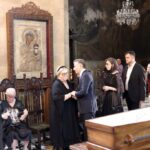Bidzina Ivanishvili and Ekaterine Khvedelidze were at Eldar Shengelaia's civil funeral
