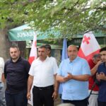 Bolnisi mayoral candidate from the Georgian Dream, Zamuri Chitanava, met with the population
