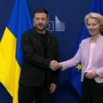 Volodimir Zelenski arrived in Brussels