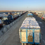American company Arkel International LLC has hired Georgian drivers to carry humanitarian cargoes in the Gaza sector