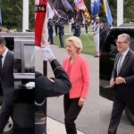 European leaders gather in the White House