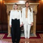 Ukraine's First Lady, Olena Zelenska met with Melania Trump in New York in New York