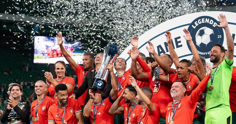 SMH Global-ის მორიგი წარმატებული პროექტი – ლეგენდების საქველმოქმედო მატჩი ლისაბონში