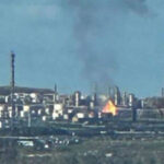 Ukrainian intelligence drones bombed the oil processing plant in Ula