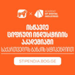 Become Bank of Georgia scholarships in the Digital Industry Academy and master the new profession with full funding