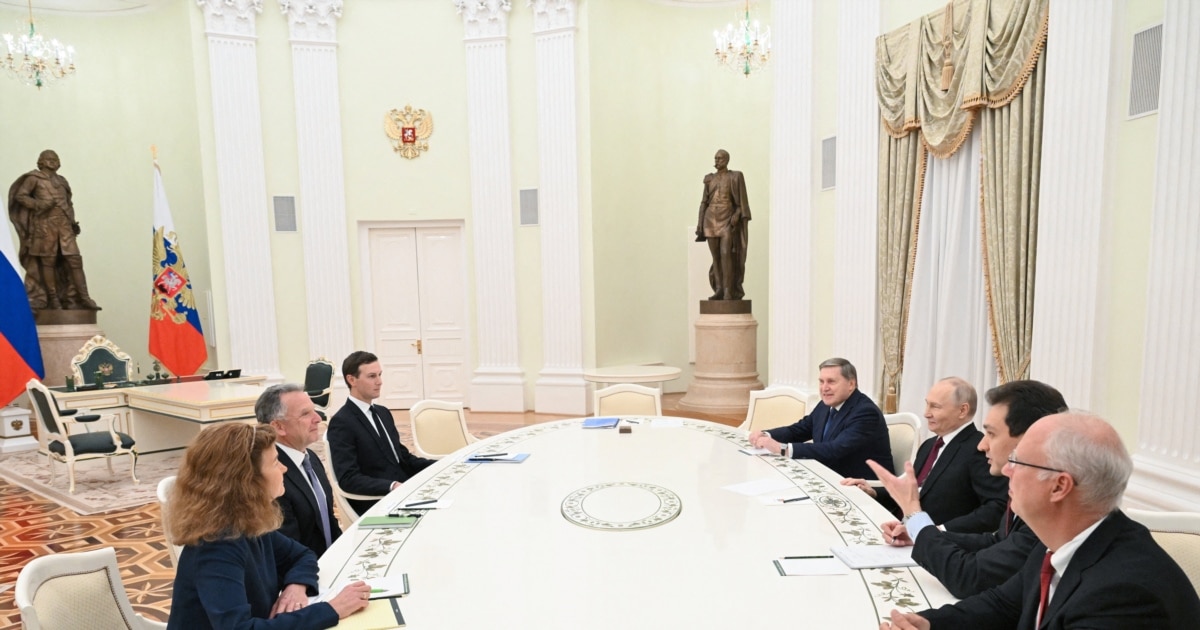 უიტკოფისა და პუტინის შეხვედრა დასრულდა